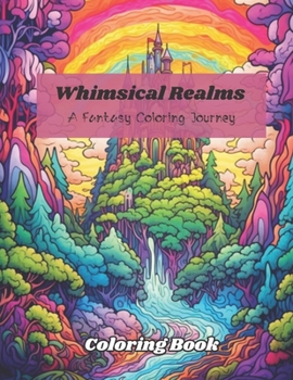 Paperback Whimsical Realms: A Fantasy Coloring Journey Book