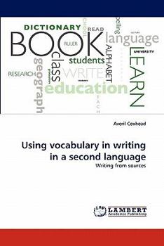 Paperback Using vocabulary in writing in a second language Book
