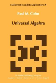 Paperback Universal Algebra Book