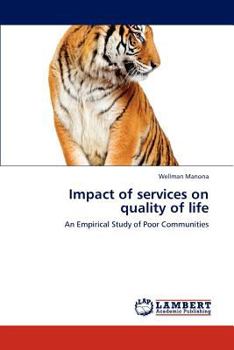 Paperback Impact of services on quality of life Book