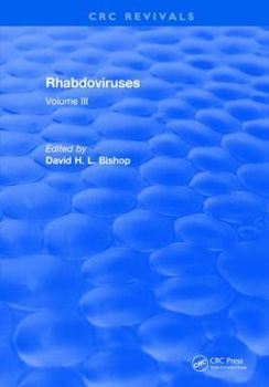 Hardcover Rhabdoviruses: Volume III Book