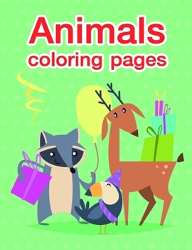 Paperback Animals coloring pages: Super Cute Kawaii Coloring Pages for Teens Book