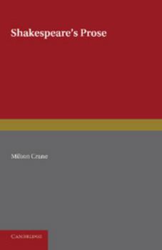 Paperback Shakespeare's Prose Book