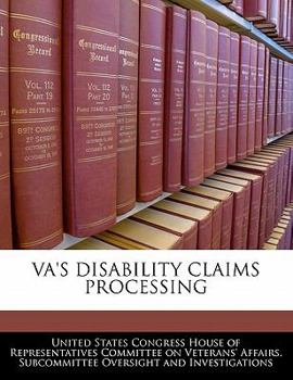 Paperback Va's Disability Claims Processing Book