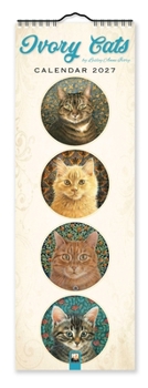 Misc. Ivory Cats Slim Calendar 2027 (Art Calendar) Book