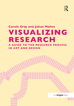 Hardcover Visualizing Research: A Guide to the Research Process in Art and Design Book