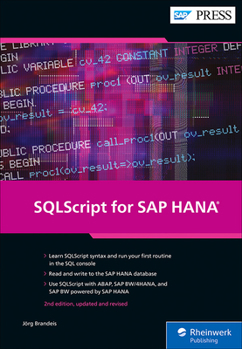 Hardcover Sqlscript for SAP Hana Book
