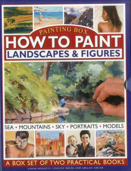 Paperback How to Paint: Landscapes & Figures: A Painting Box Set of Two Hardback Books Book