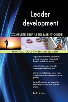 Paperback Leader development Complete Self-Assessment Guide Book