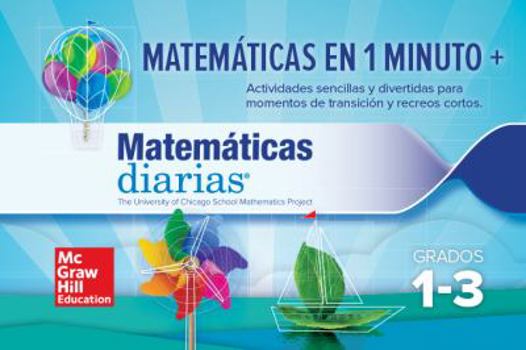 Spiral-bound Everyday Mathematics 4th Edition, Grade 1-3, Spanish Minute Math Plus [Spanish] Book