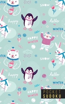 Pocket Sudoku: 158 Sudoku Puzzles | Pocket Sudoku Puzzle Books | Large Print Sudoku Puzzle Books For Adults | Sudoku For Seniors | Sudoku Puzzle Books Easy to Normal | Fun Gift | Penguins