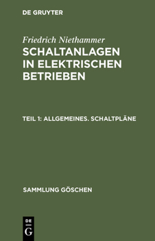 Hardcover Allgemeines. Schaltpläne: Einfache Schalttafeln. Schaltsäulen. Schaltkästen [German] Book