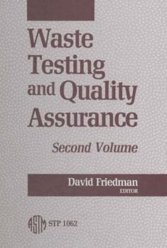 Hardcover Waste Testing and Quality Assurance Book