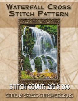 Paperback Waterfall Cross Stitch Pattern Book