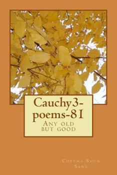 Paperback Cauchy3-poems-81: Any old but good Book