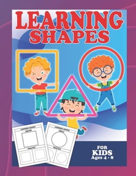 Paperback Learning Shapes For Kids Ages 4-8: Homeschool Educational Activity Shape Stencils For Kindergarteners Preschool Book