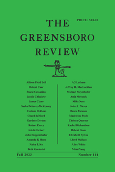Paperback The Greensboro Review: Number 114, Fall 2023 Book