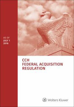 Paperback Federal Acquisition Regulation (Far): As of 7/2016 Book