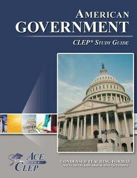 Paperback CLEP American Government Test Study Guide Book
