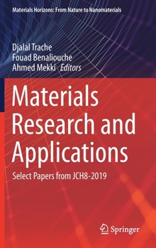 Hardcover Materials Research and Applications: Select Papers from Jch8-2019 Book