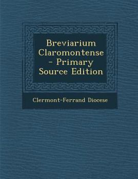 Paperback Breviarium Claromontense [Latin] Book