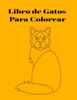 Paperback Libro de Gatos Para Colorear [Spanish] Book