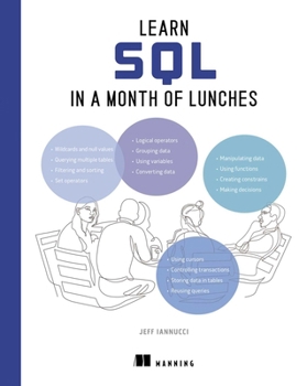 Paperback Learn SQL in a Month of Lunches Book