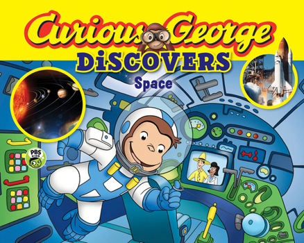 Paperback Curious George Discovers Space Book