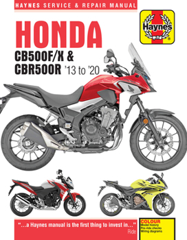 Paperback Honda Cb500f/X & Cbr500r: 2013 to 2020 Book