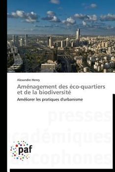 Paperback Aménagement Des Éco-Quartiers Et de la Biodiversité [French] Book