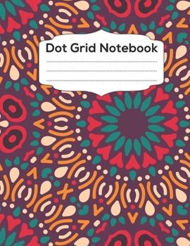 Paperback Dot Grid Notebook: 100 Dot Grid pages Notebook - (8.5 x 11 inches) Dotted Notebook Book