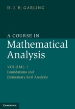 Hardcover A Course in Mathematical Analysis Book