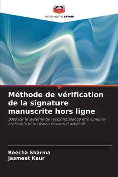 Paperback Méthode de vérification de la signature manuscrite hors ligne [French] Book
