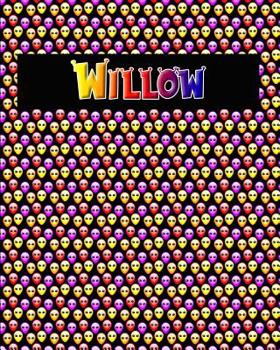 Paperback 120 Page Handwriting Practice Book with Colorful Alien Cover Willow: Primary Grades Handwriting Book