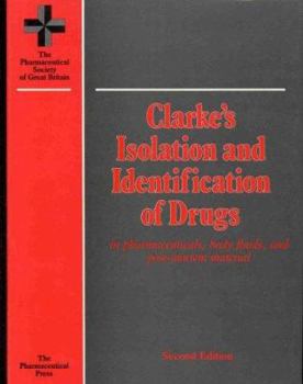 Hardcover Clarke's Isolation and Identification of Drugs Book