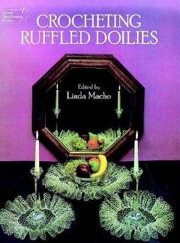 Paperback Crocheting Ruffled Doilies Book