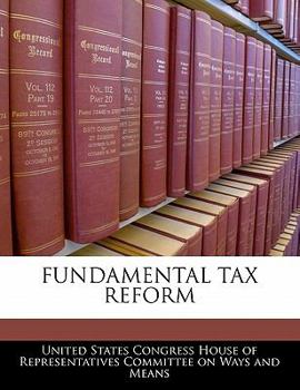 Paperback Fundamental Tax Reform Book