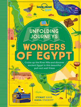 Hardcover Lonely Planet Kids Unfolding Journeys - Wonders of Egypt 1 Book
