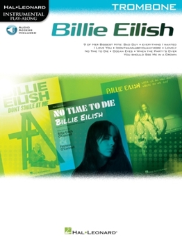 Paperback Billie Eilish Instrumental Play-Along Book/Online Audio for Trombone Book