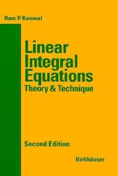 Hardcover Linear Integral Equations Book