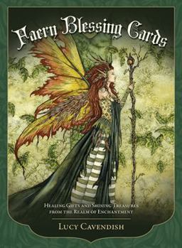 Paperback FAERY BLESSING CARDS: Healing Gifts and Shining Treasures from the Realm of Enchantment (435 cards & guidebook, boxed) Book