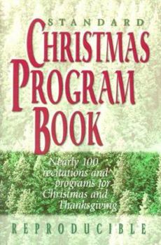 Paperback Standard Christmas Program Book: Includes Thanksgiving Material Book