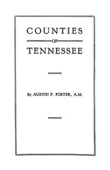 Paperback Counties of Tennessee Book