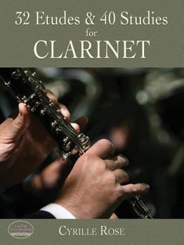 Paperback 32 Etudes and 40 Studies for Clarinet Book