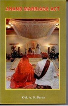Hardcover Anand Marriage Act Book