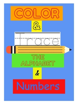 Paperback Color & Trace: Alphabet and Numbers Book