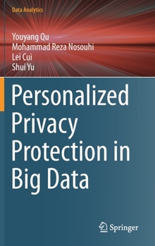 Hardcover Personalized Privacy Protection in Big Data Book