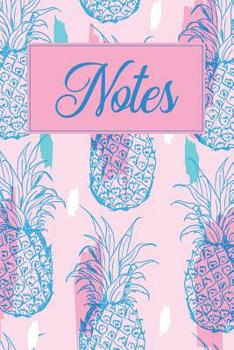 Paperback Notes: Fun pink pineapple notebook journal to use as a diary or planner! Book