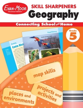 Paperback Skill Sharpeners: Geography, Grade 5 Workbook Book