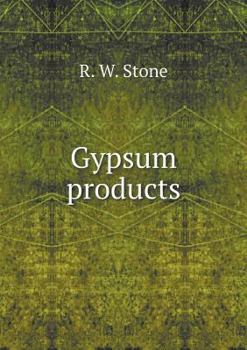 Paperback Gypsum products Book